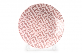 Тарелка 27 см Розовый Лабиринт